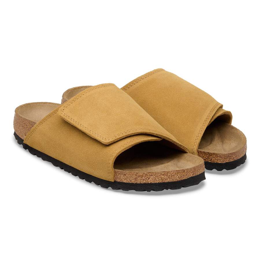 Solana Suede Leather - Cork Brown
