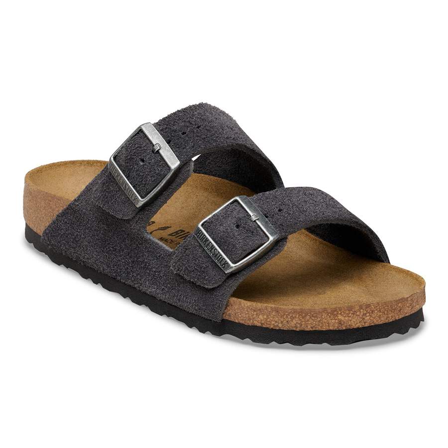 Arizona Suede Leather - Charcoal
