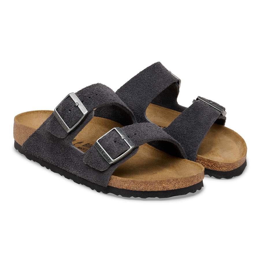 Arizona Suede Leather - Charcoal
