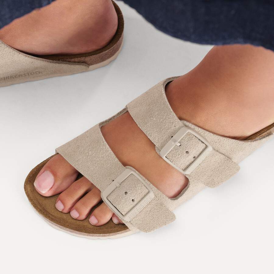 Arizona Suede Leather - Oyster
