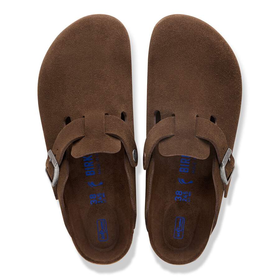 Boston Soft Footbed Suede Leather - Carafe