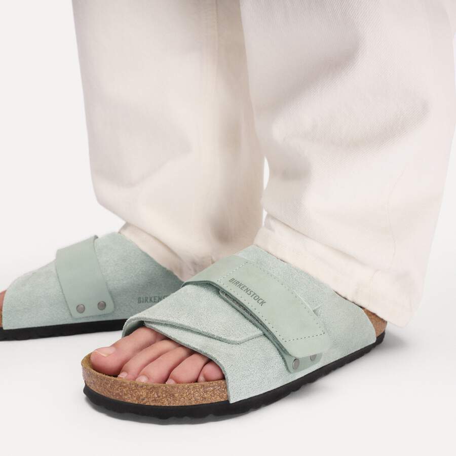 Kyoto Nubuck Leather/Suede - Pure Sage