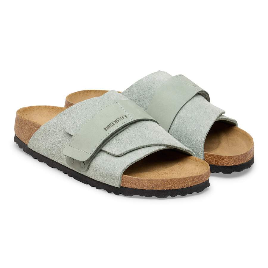 Kyoto Nubuck Leather/Suede - Pure Sage