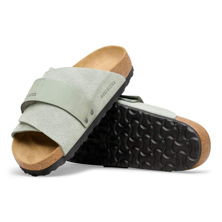 Kyoto Nubuck Leather/Suede - Pure Sage