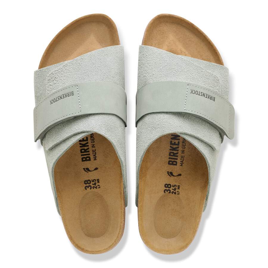 Kyoto Nubuck Leather/Suede - Pure Sage