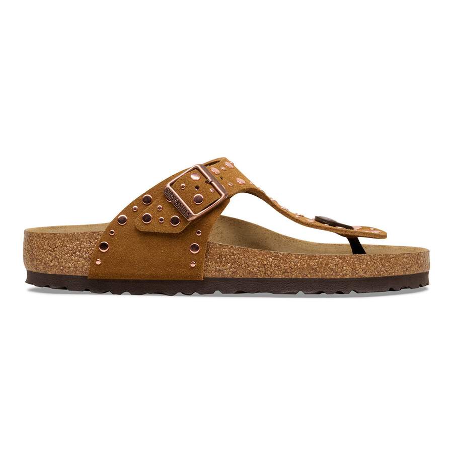 Gizeh Rivet Suede Leather - Mink
