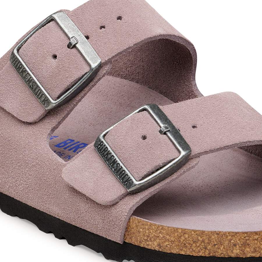 Arizona Soft Footbed Suede Leather - Faded Purple Tonal