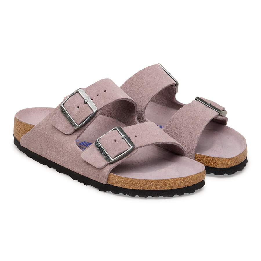 Arizona Soft Footbed Suede Leather - Faded Purple Tonal