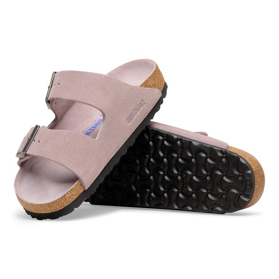 Arizona Soft Footbed Suede Leather - Faded Purple Tonal