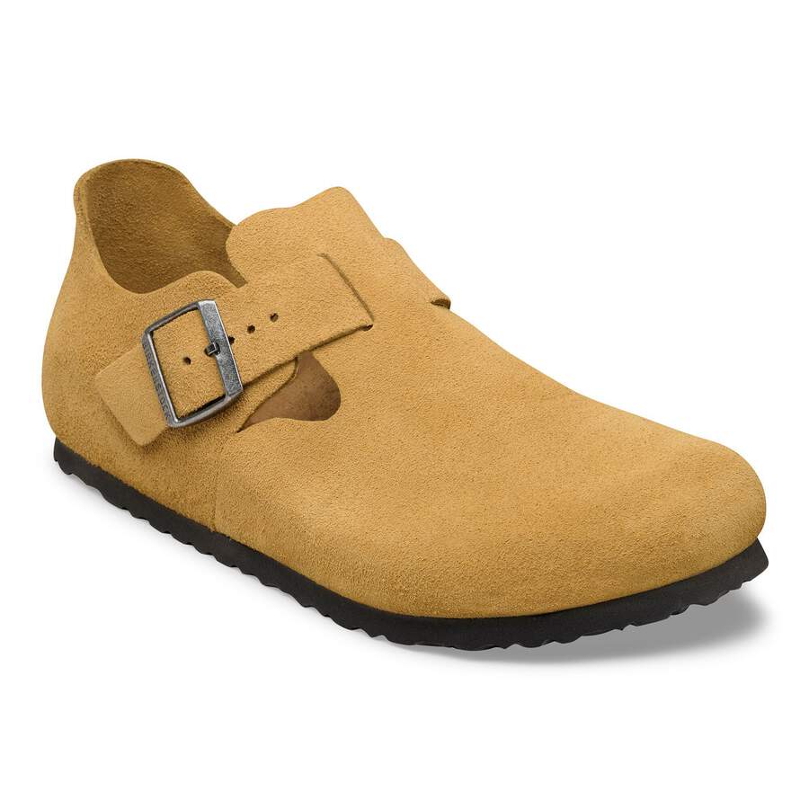 London Suede Leather - Cork Brown
