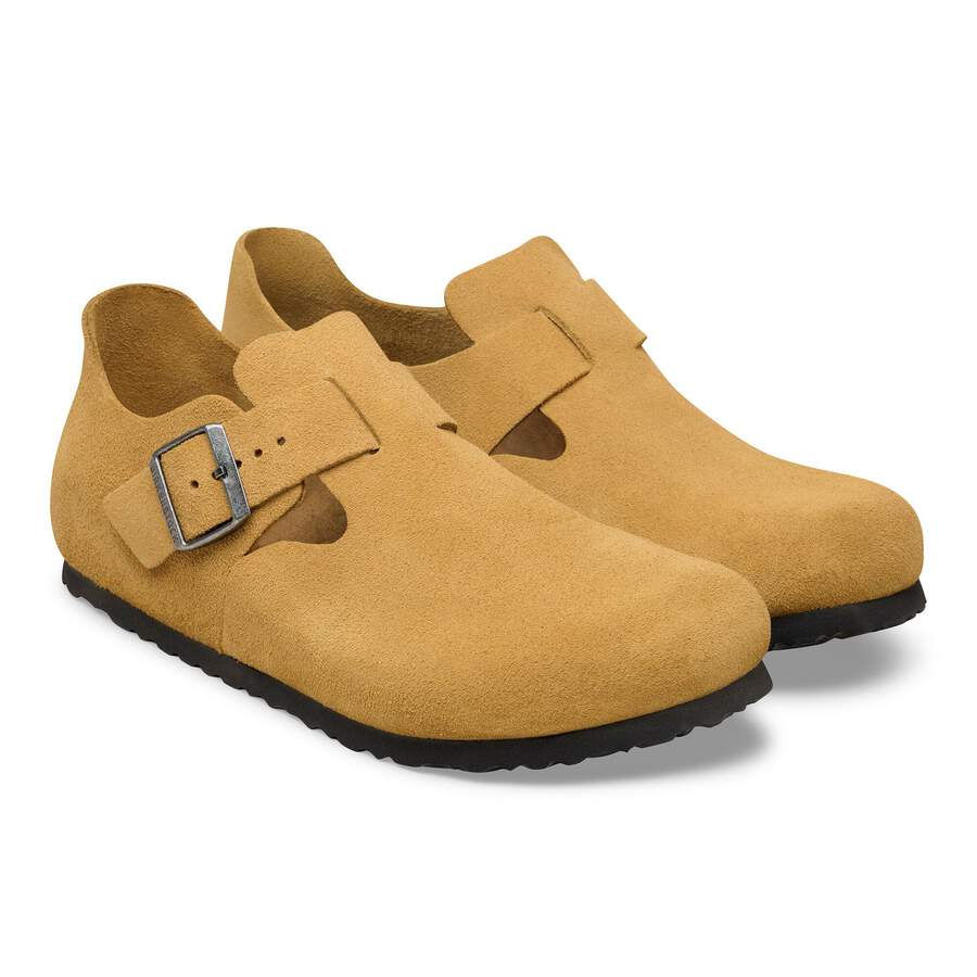 London Suede Leather - Cork Brown