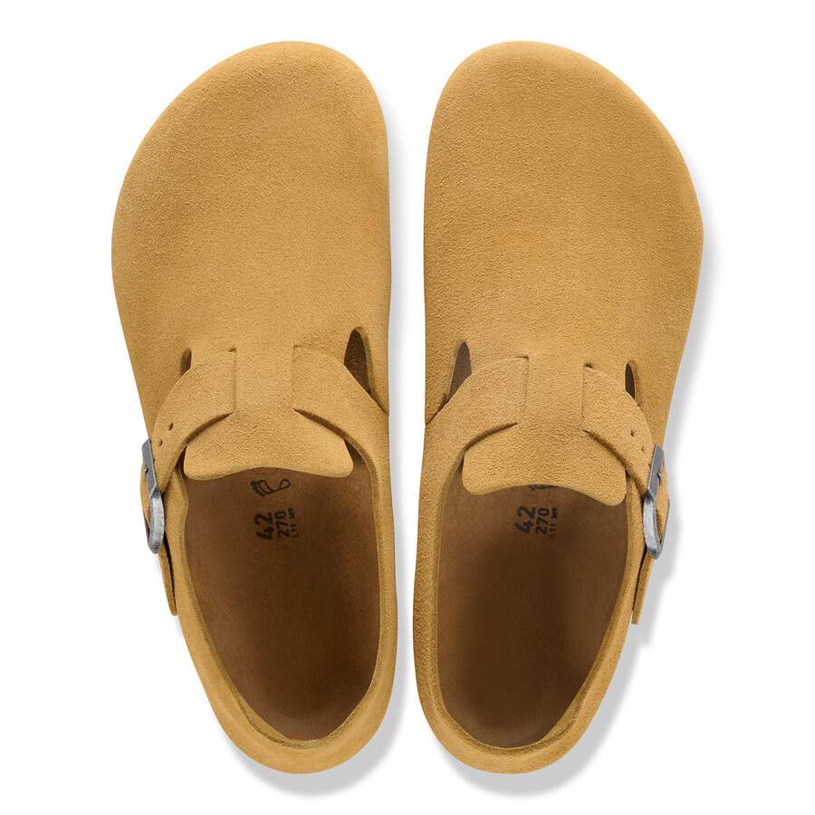 London Suede Leather - Cork Brown
