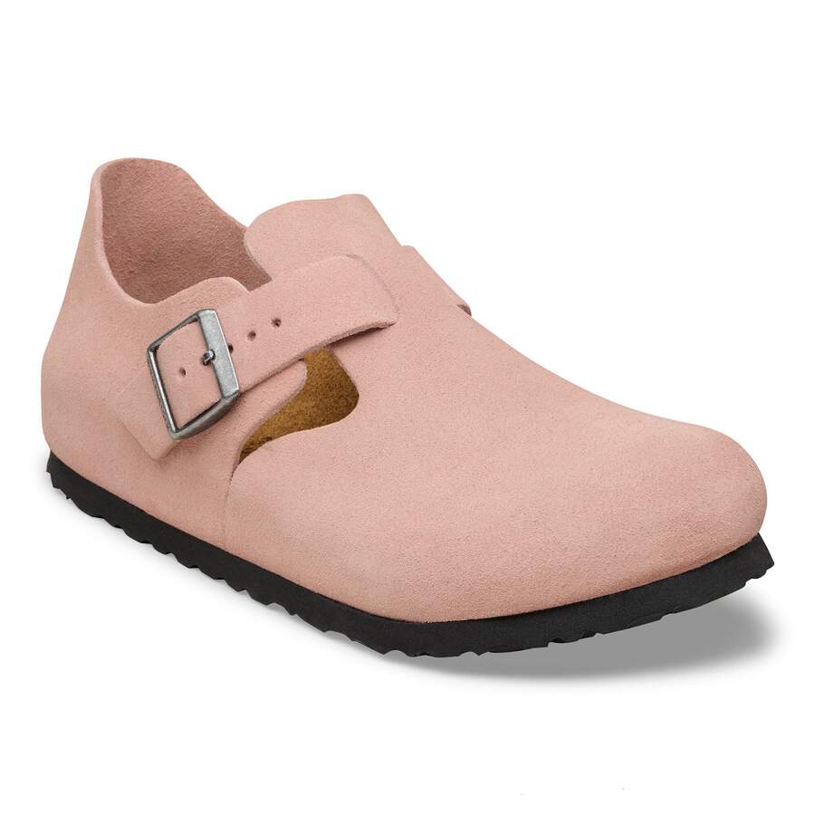 London Suede Leather - Pink Clay