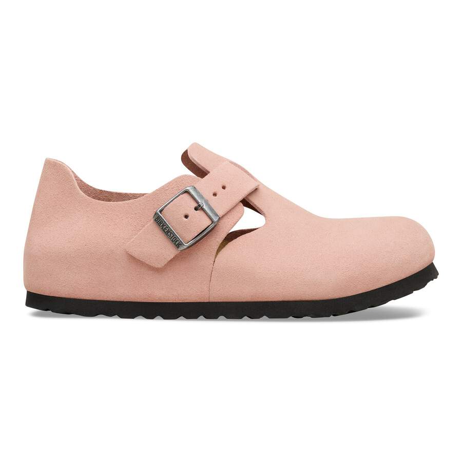 London Suede Leather - Pink Clay