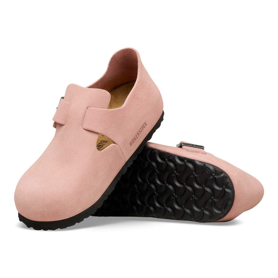 London Suede Leather - Pink Clay