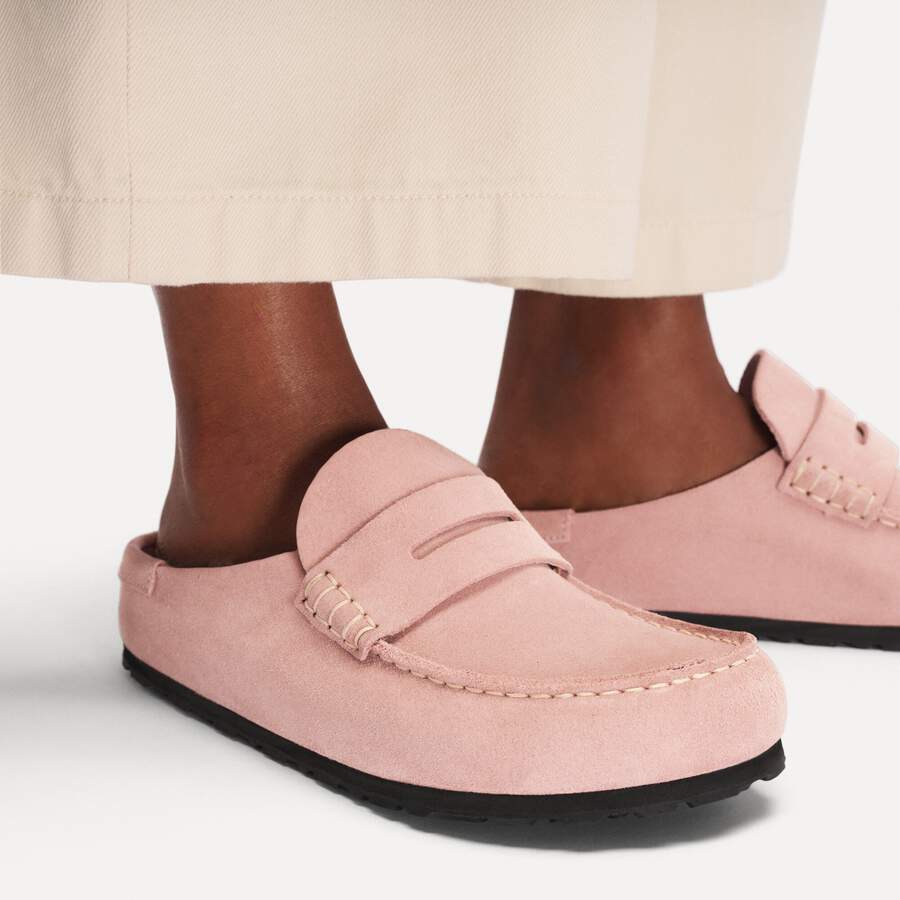 Naples Wrapped Suede Leather - Pink Clay