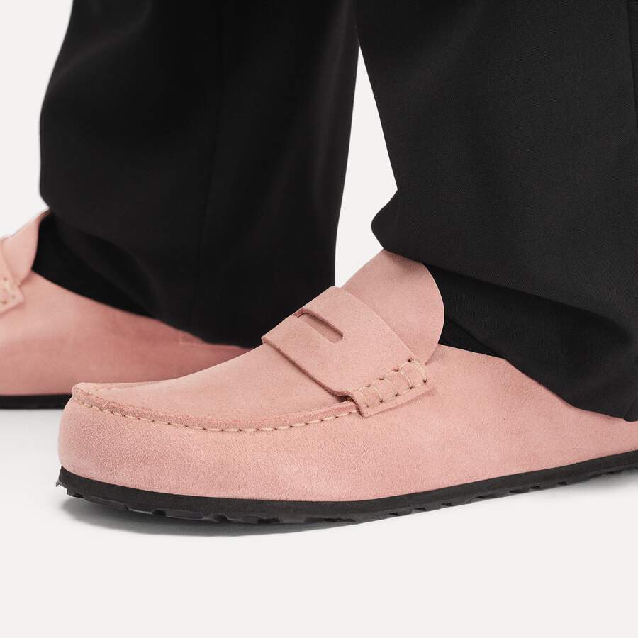 Naples Wrapped Suede Leather - Pink Clay