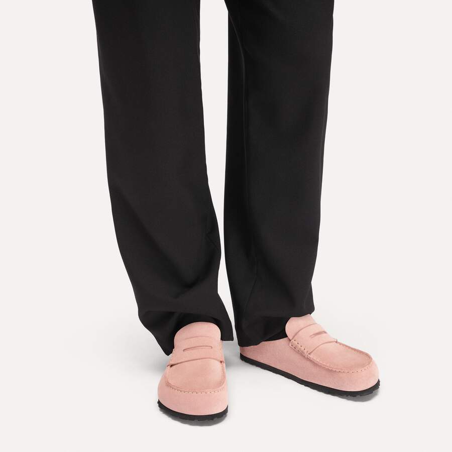 Naples Wrapped Suede Leather - Pink Clay