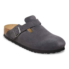 Boston Suede Leather - Charcoal
