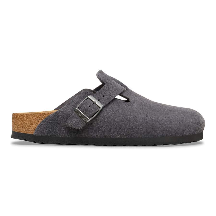 Boston Suede Leather - Charcoal