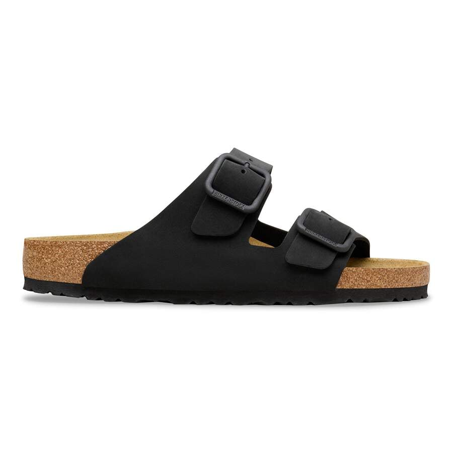 Arizona Wire Buckle Nubuck Leather - Black