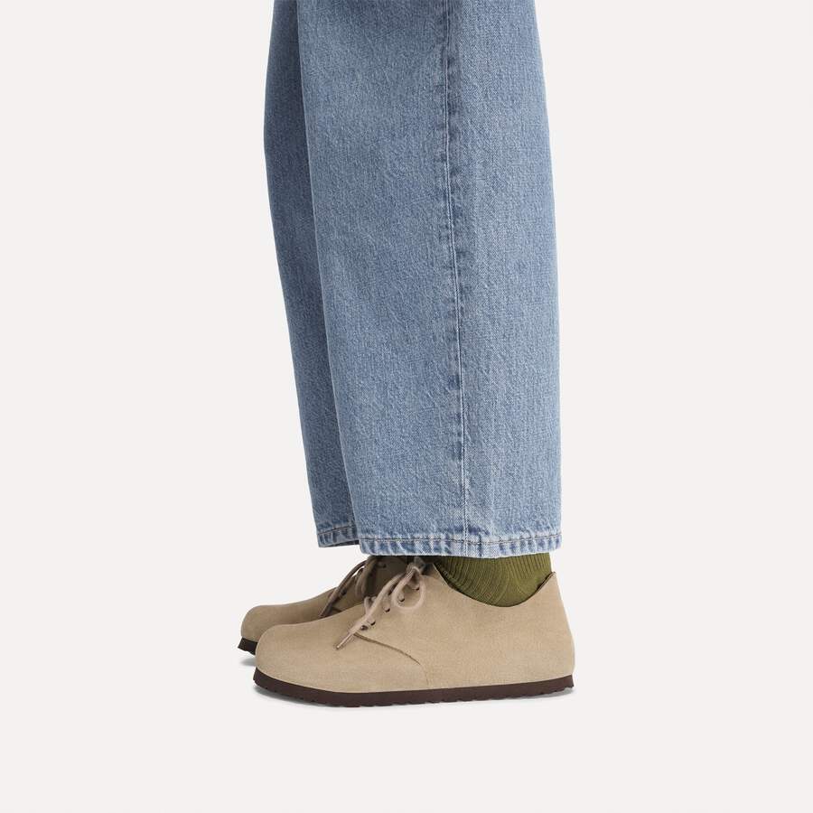 Maine Suede Leather - Taupe