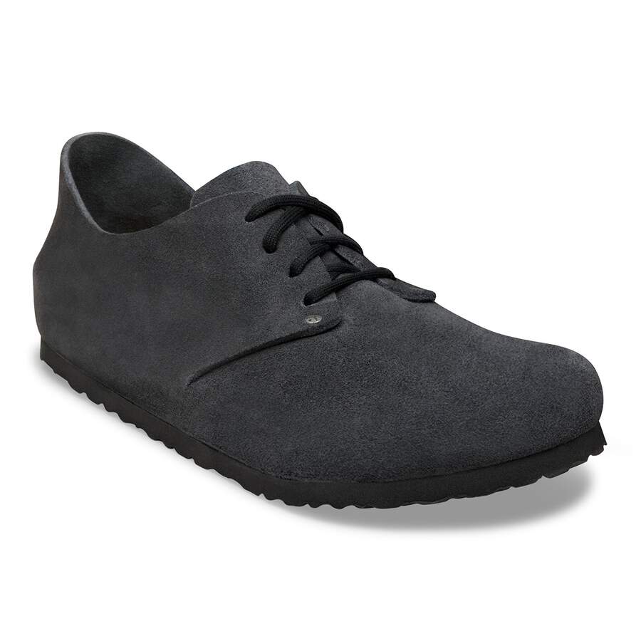 Maine Suede Leather - Charcoal