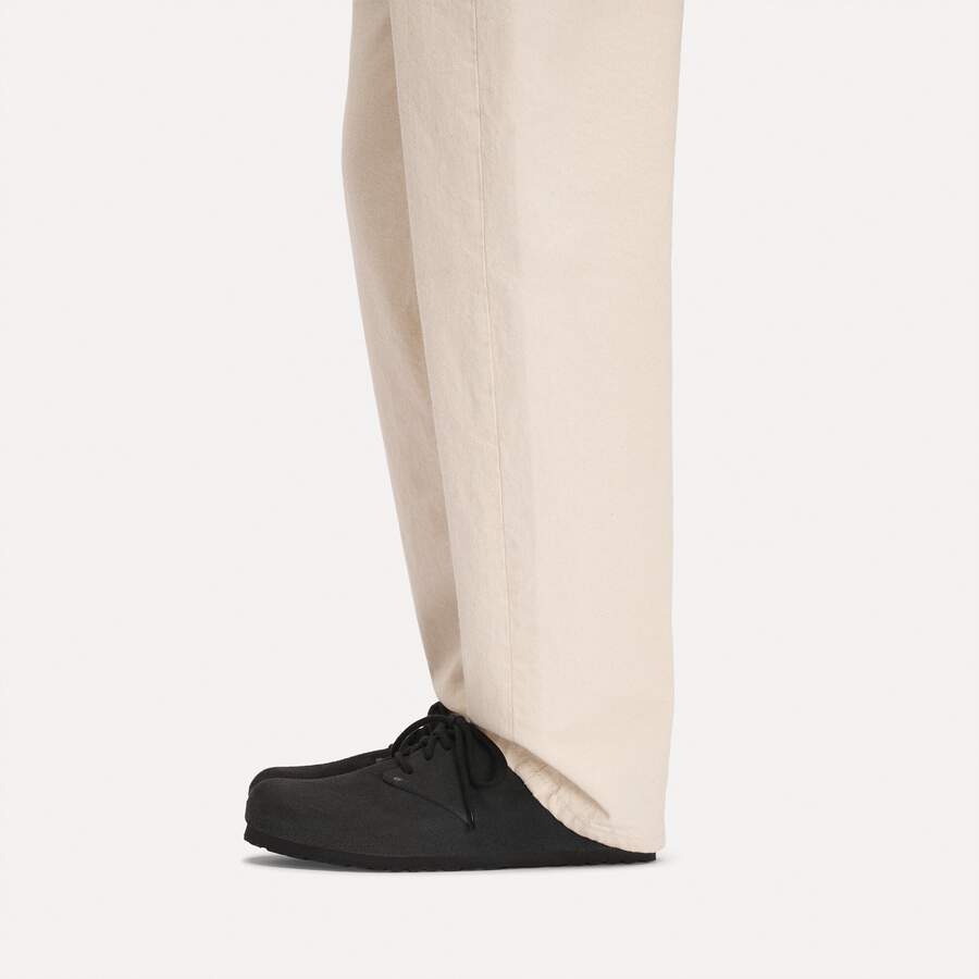 Maine Suede Leather - Charcoal