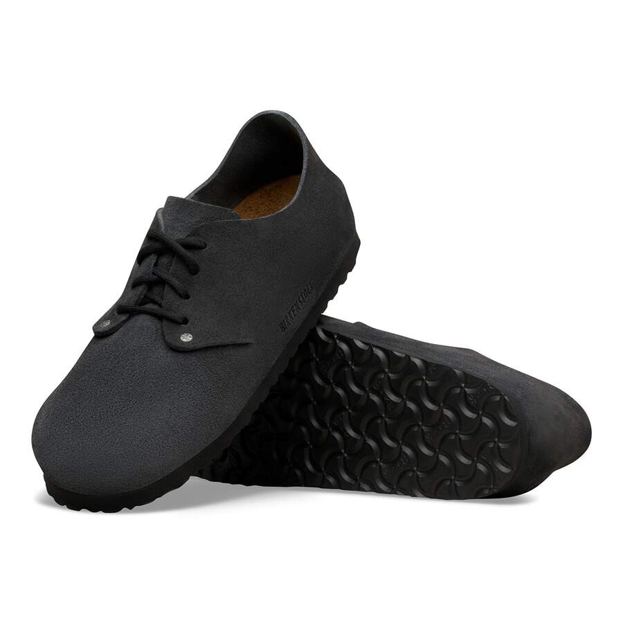 Maine Suede Leather - Charcoal