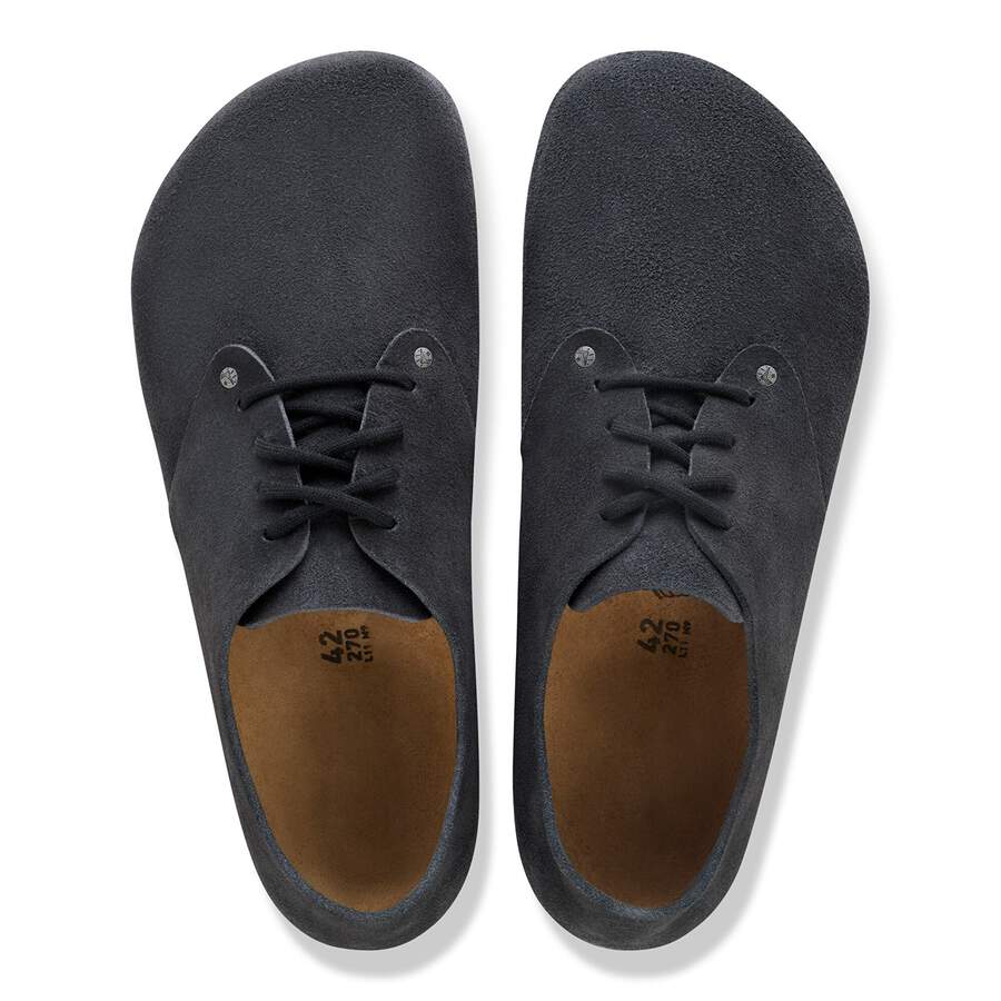 Maine Suede Leather - Charcoal