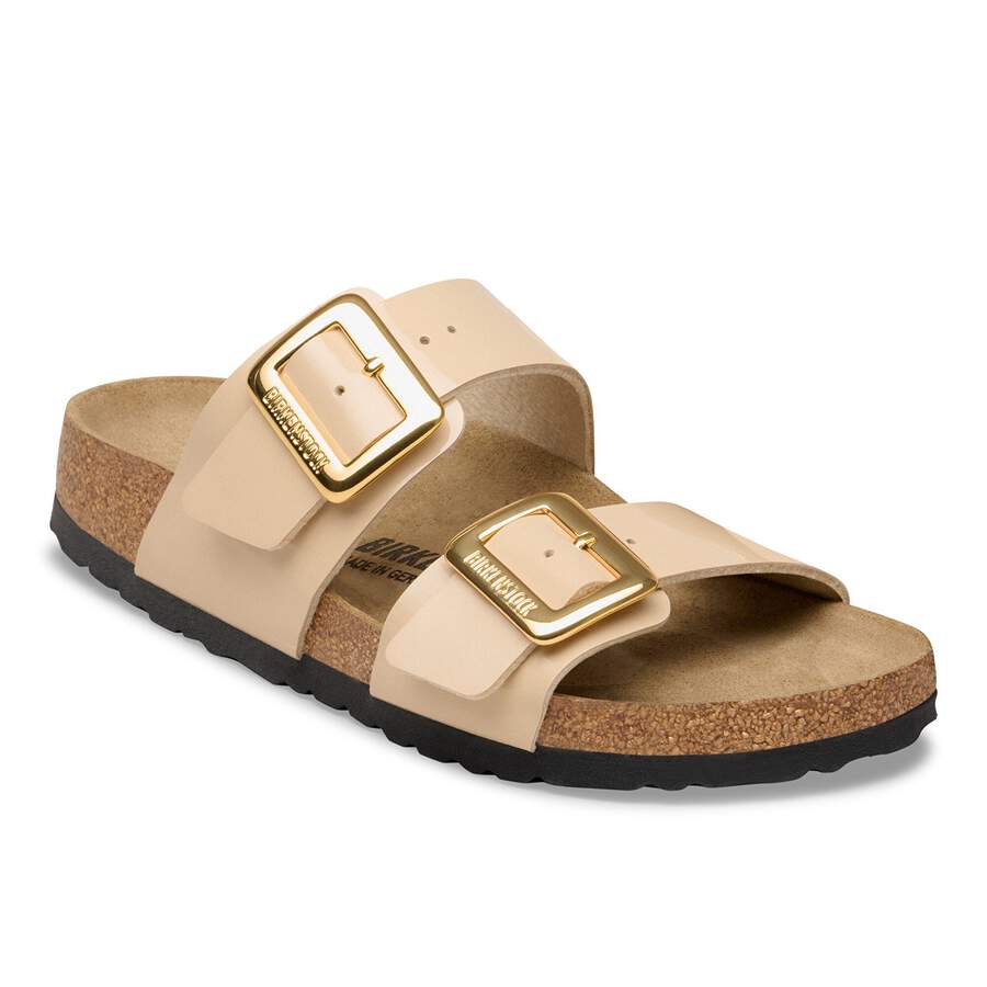 Sydney Cushion Buckle Birko-Flor Patent - Patent Sand