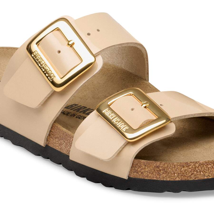 Sydney Cushion Buckle Birko-Flor Patent - Patent Sand