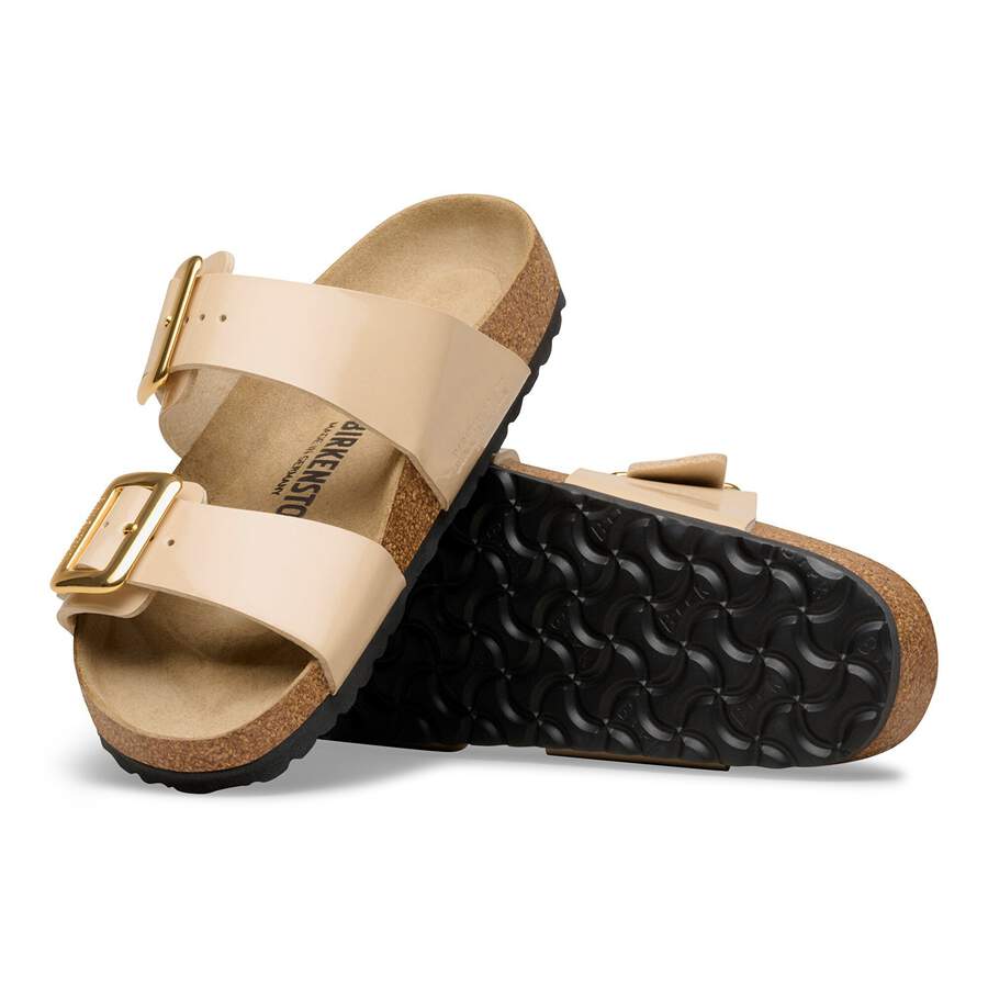 Sydney Cushion Buckle Birko-Flor Patent - Patent Sand