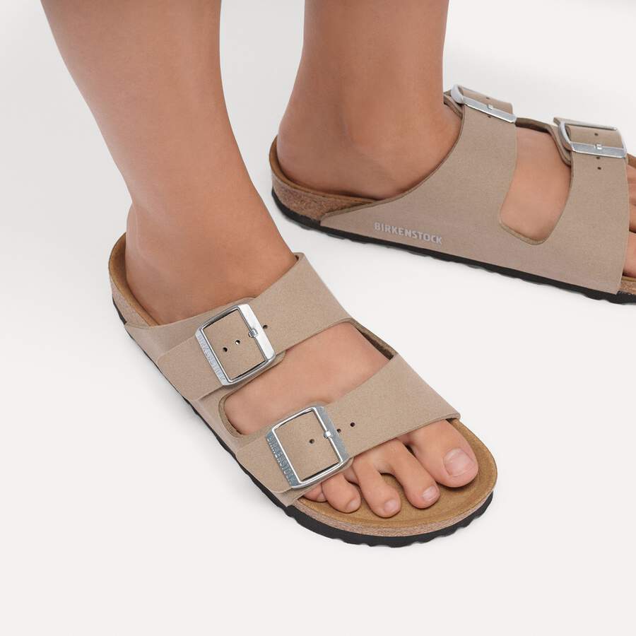 Arizona Vegan Synthetik - Soft Birki Vegan Gray Taupe