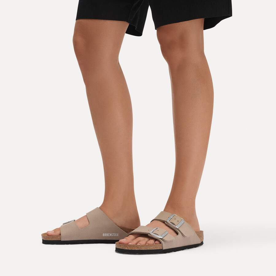 Arizona Vegan Synthetik - Soft Birki Vegan Gray Taupe