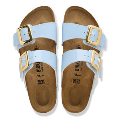 Sydney Cushion Buckle Birko-Flor Patent - Patent Baby Blue
