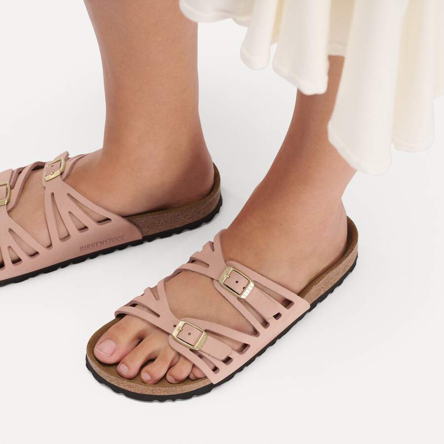 Granada Nubuck Leather - Soft Pink