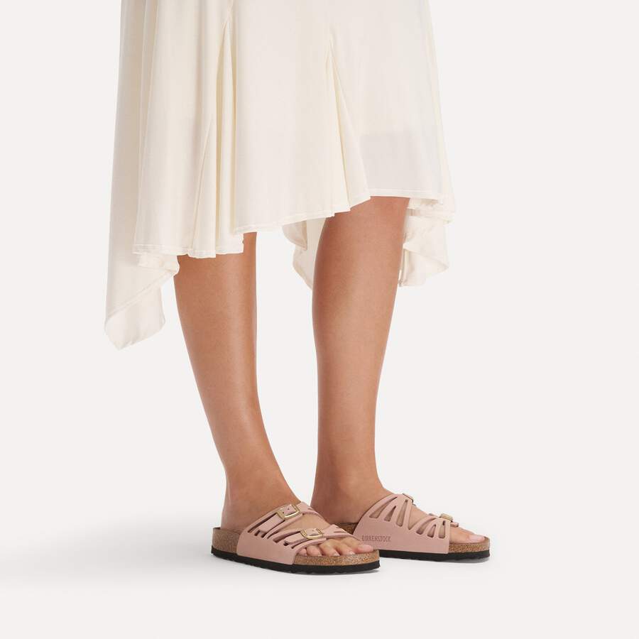 Granada Nubuck Leather - Soft Pink