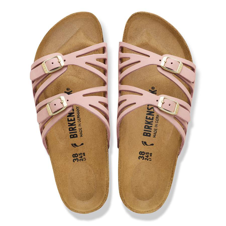 Granada Nubuck Leather - Soft Pink