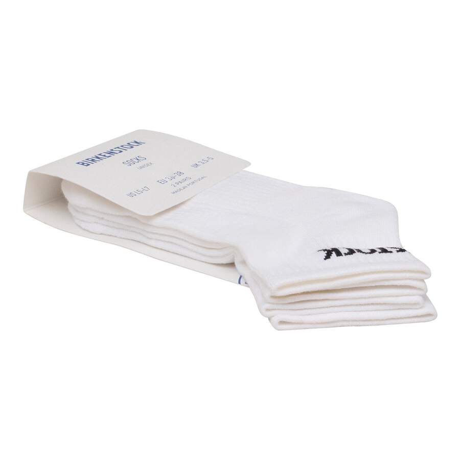 Cotton Crew Ankle Pack Cotton/Polyamid/Elastane - White
