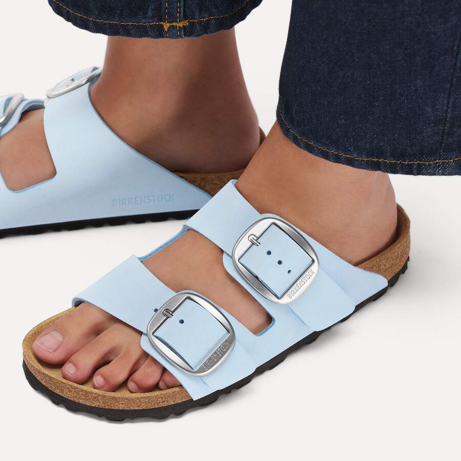 Arizona Big Buckle Nubuck Leather - Baby Blue