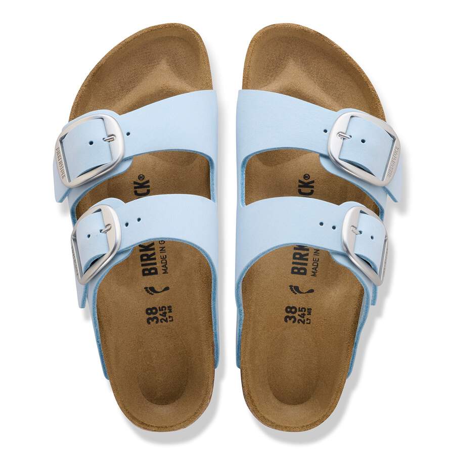 Arizona Big Buckle Nubuck Leather - Baby Blue