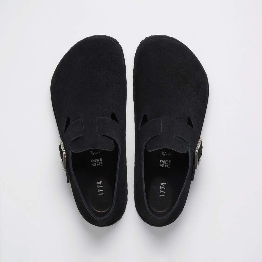 1774 London Suede Suede Leather - Black