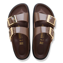 Arizona Droplet Buckle Natural Leather Patent - High-Shine Carafe