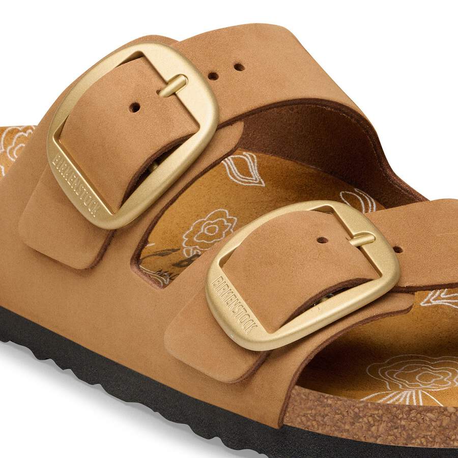 Arizona Big Buckle Nubuck Leather - Mink