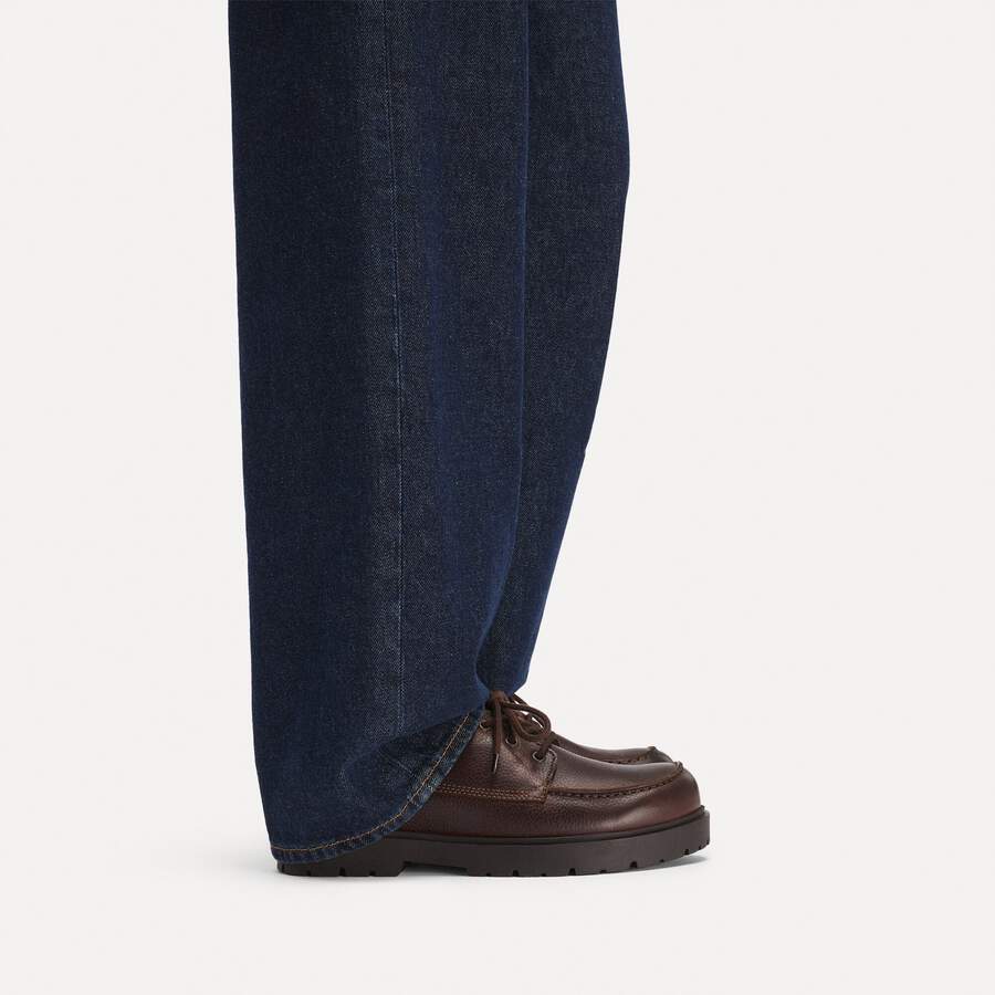 Highwood Moc Lace Low Natural Leather - Chocolate