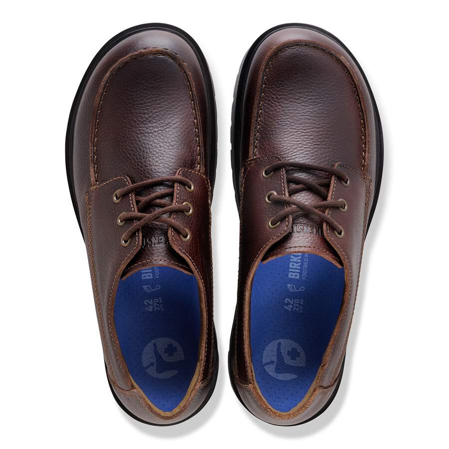 Highwood Moc Lace Low Natural Leather - Chocolate