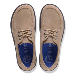 Highwood Moc Lace Low Suede Leather - Gray Taupe