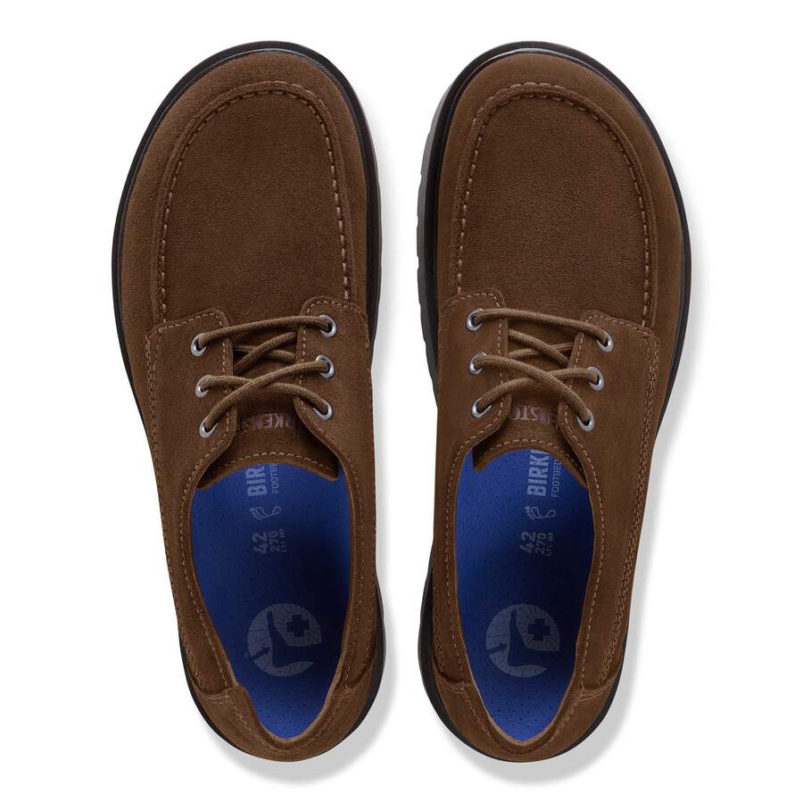 Highwood Moc Lace Low Suede Leather - Carafe