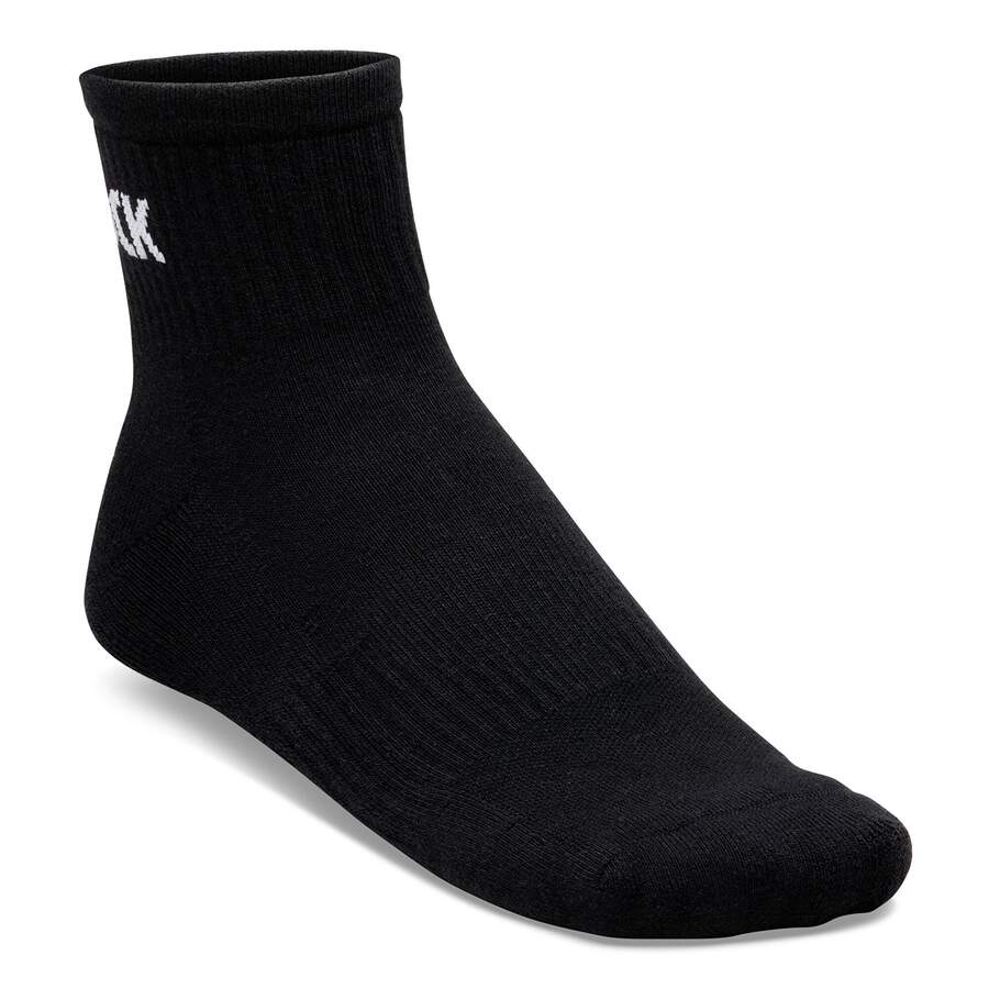 Cotton Crew Ankle Cotton/Polyamid/Elastane - Black